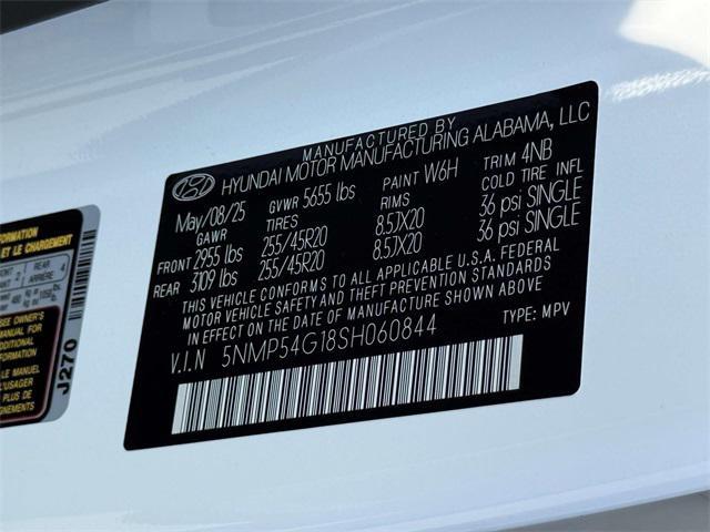 Photo of 2025 Serenity White Hyundai SANTA FE HEV