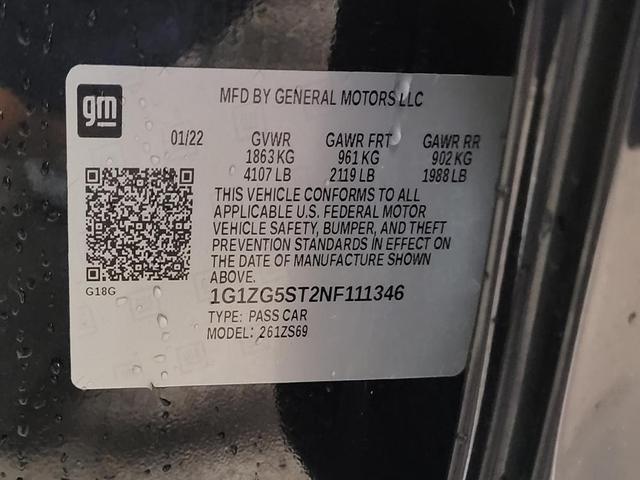 Photo of 2022 Gray Chevrolet Malibu