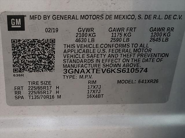 Photo of 2019 Silver Ice Metallic Chevrolet Equinox