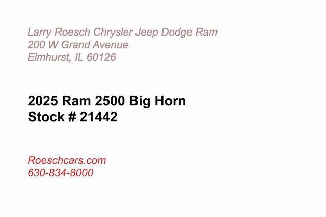 Photo of 2025 Bright White Clearcoat RAM 2500