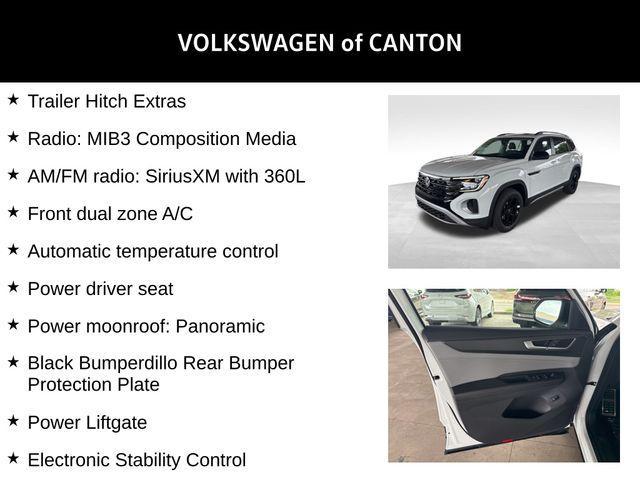 Photo of 2025 Pure White Volkswagen Atlas