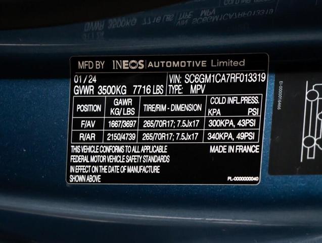 Photo of 2024 Shale Blue Metallic INEOS Grenadier