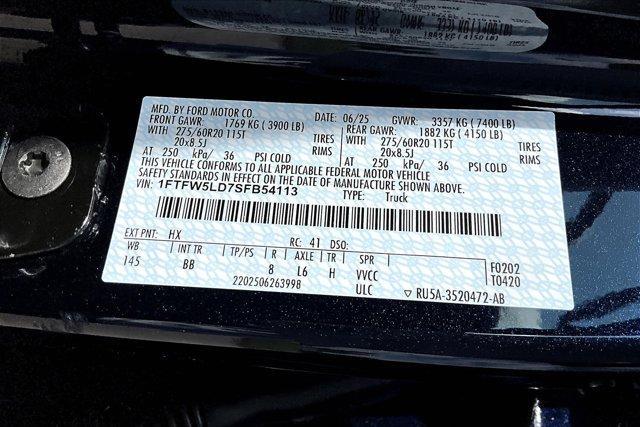 Photo of 2025 Antimatter Blue Metallic Ford F-150
