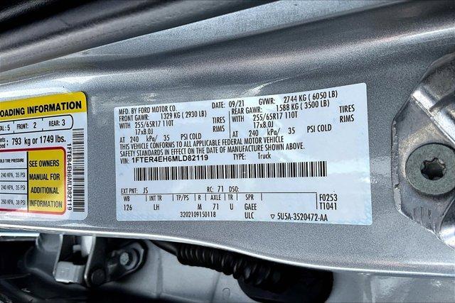 Photo of 2021 Iconic Silver Metallic Ford Ranger