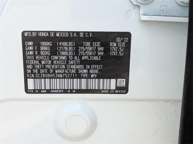 Photo of 2022 Platinum White Pearl Honda HR-V
