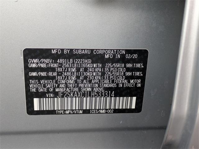 Photo of 2020 Ice Silver Metallic Subaru Forester