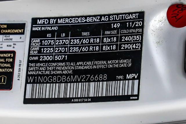 Photo of 2021 Polar White Mercedes-Benz GLC 300