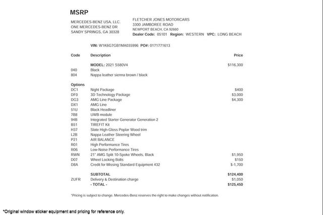 Photo of 2021 Black Mercedes-Benz S-Class