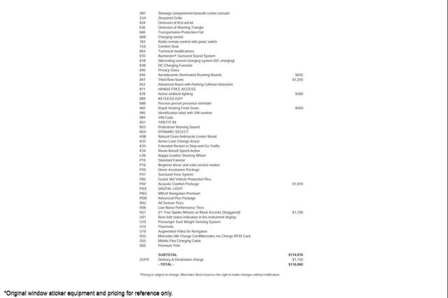 Photo of 2023 Polar White Mercedes-Benz EQS 450