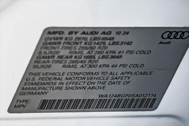 Photo of 2025 Glacier White Metallic Audi Q6 e-tron