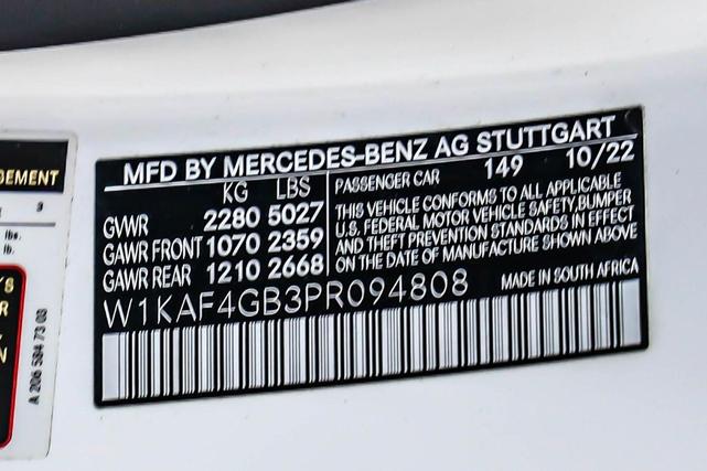 Photo of 2023 Polar White Mercedes-Benz C-Class
