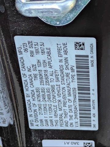 Photo of 2023 Crystal Black Pearl Honda CR-V