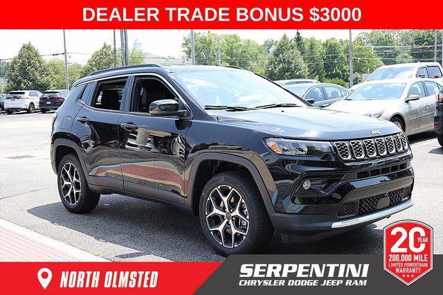 Photo of 2025 Diamond Black Crystal Pearlcoat Jeep Compass