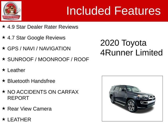 Photo of 2020 Midnight Black Metallic Toyota 4Runner