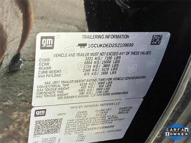 Photo of 2025 Black Chevrolet Silverado 1500