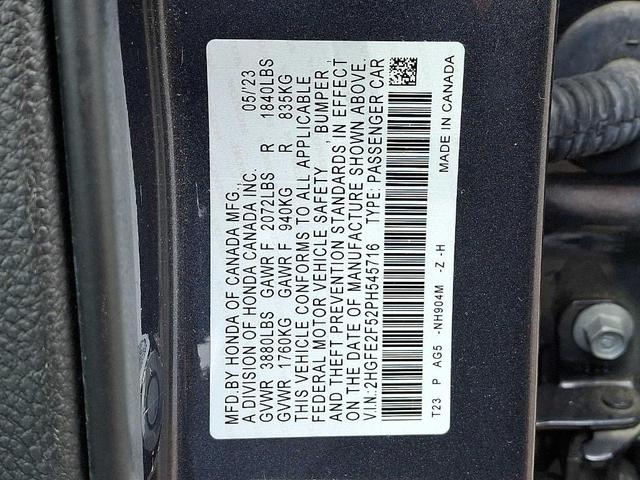 Photo of 2023 Gray Honda Civic