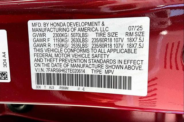 Photo of 2026 Radiant Red Metallic Honda CR-V Hybrid