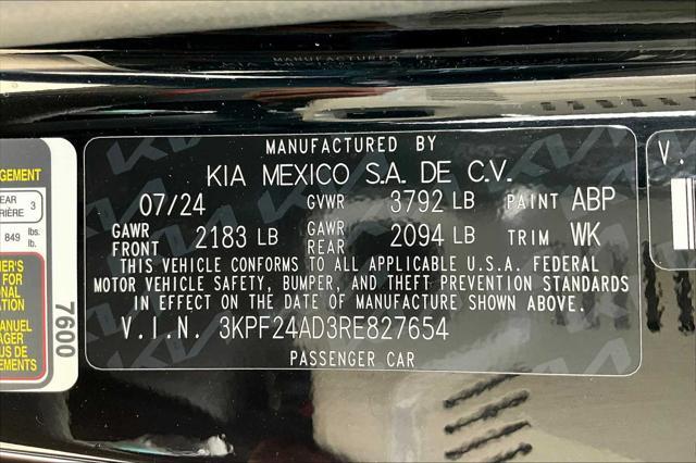 Photo of 2024 Aurora Black Kia Forte