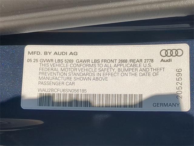 Photo of 2025 Blue Metallic Audi A5