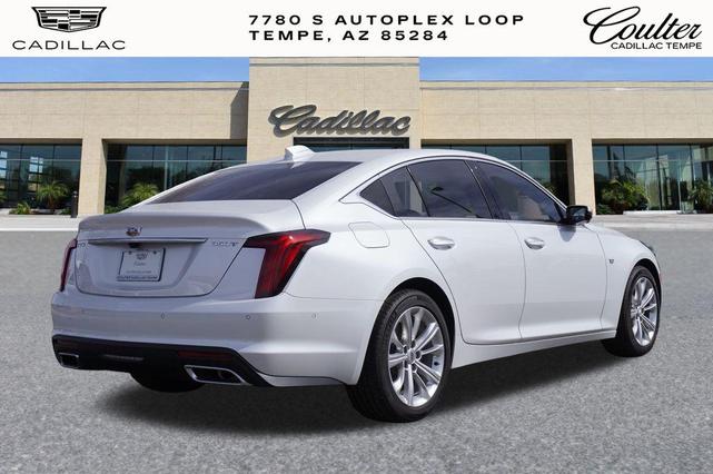 Photo of 2025 Crystal White Tricoat Cadillac CT5