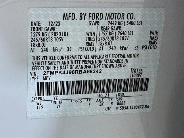 Photo of 2024 Oxford White Ford Edge