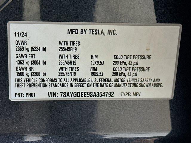 Photo of 2025 Stealth Grey Tesla Model Y