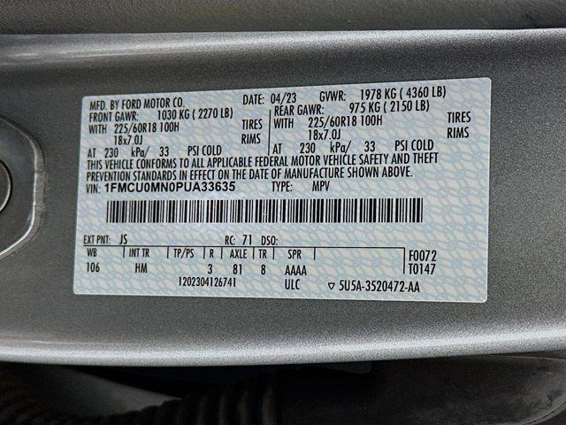 Photo of 2023 Iconic Silver Metallic Ford Escape