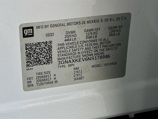 Photo of 2022 Summit White Chevrolet Equinox