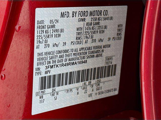 Photo of 2024 Rapid Red Metallic Tinted Clearcoat Ford Mustang Mach-E