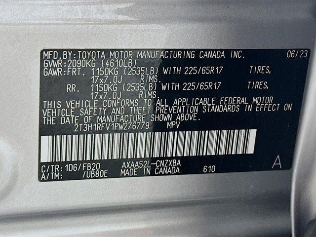 Photo of 2023 Silver Sky Metallic Toyota RAV4