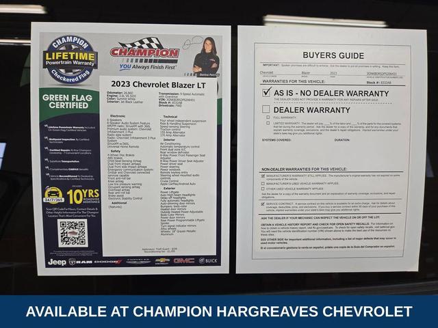 Photo of 2023 Summit White Chevrolet Blazer