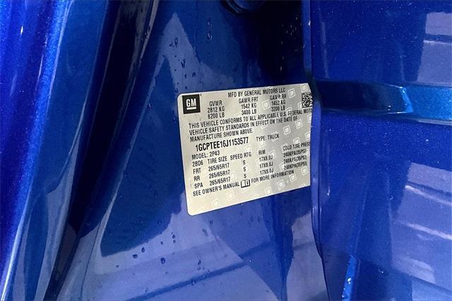 Photo of 2018 Kinetic Blue Chevrolet Colorado