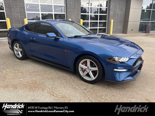 Photo of 2018 Lightning Blue Metallic Ford Mustang
