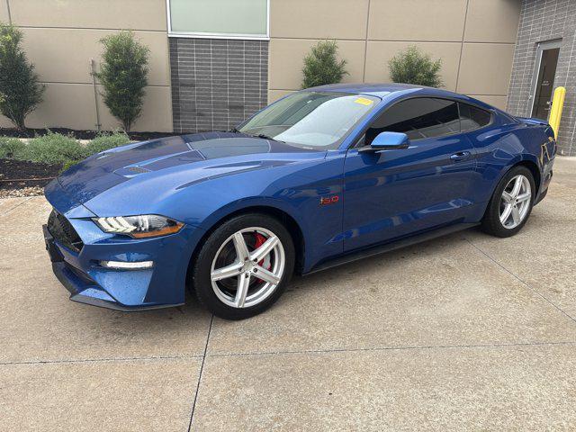 Photo of 2018 Lightning Blue Metallic Ford Mustang