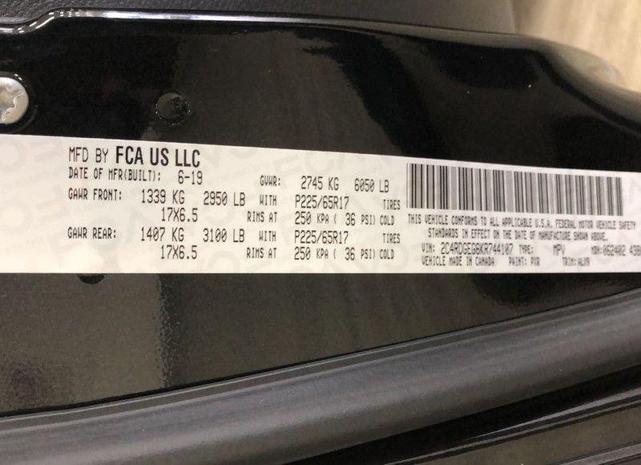 Photo of 2019 Black Onyx Crystal Pearlcoat Dodge Grand Caravan