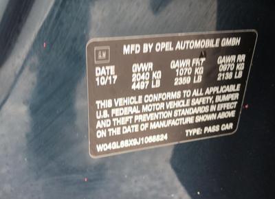 Photo of 2018 Carrageen Metallic Buick Regal Sportback
