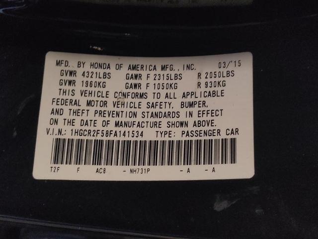 Photo of 2015 Crystal Black Pearl Honda Accord