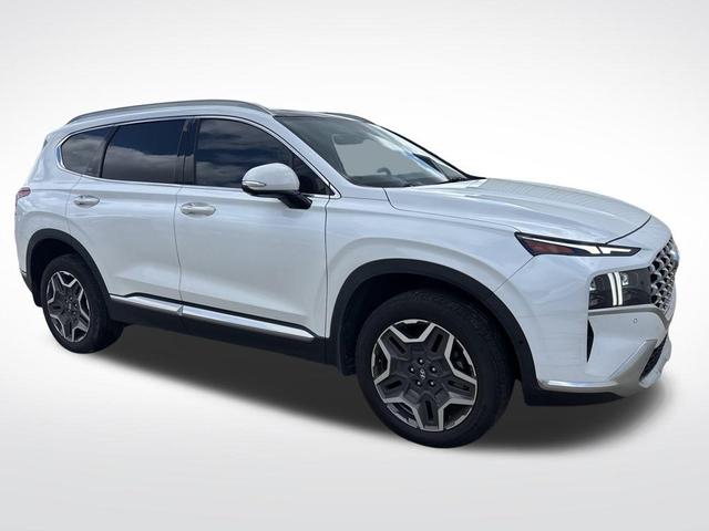 Photo of 2021 Quartz White Hyundai SANTA FE