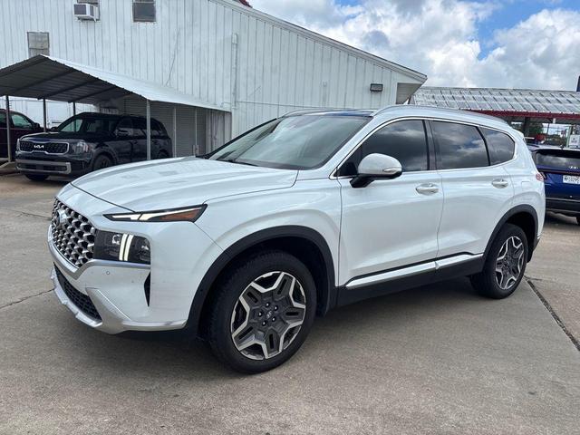 Photo of 2021 Quartz White Hyundai SANTA FE
