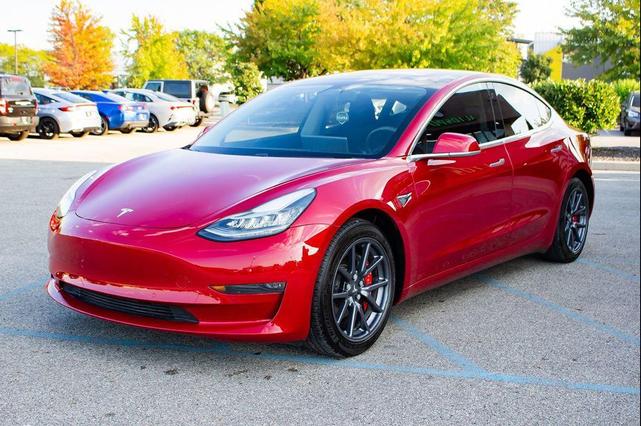 Photo of 2018 Red Multi-Coat Tesla Model 3