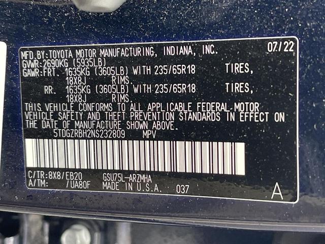 Photo of 2022 Blueprint Toyota Highlander