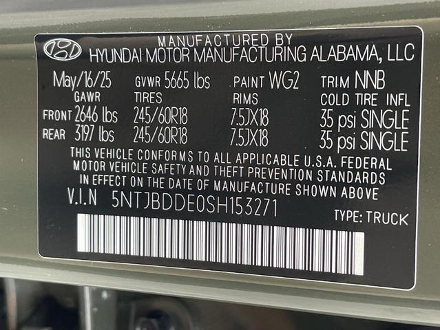 Photo of 2025 Green Hyundai SANTA CRUZ