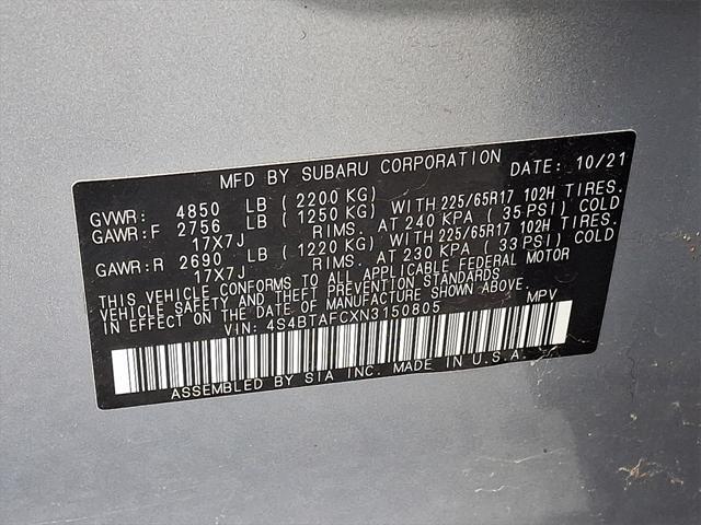 Photo of 2022 Ice Silver Metallic Subaru Outback