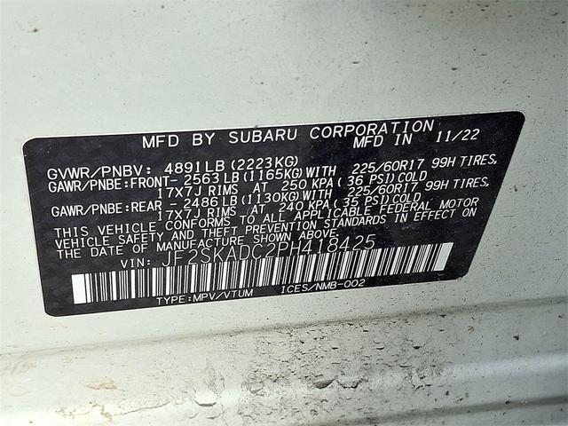 Photo of 2023 Crystal White Pearl Subaru Forester