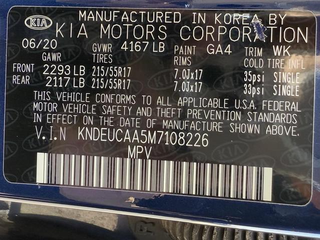 Photo of 2021 Dark Ocean Blue/White Roof Kia Seltos
