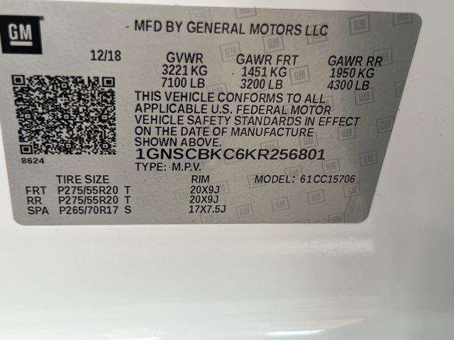Photo of 2019 Summit White Chevrolet Tahoe