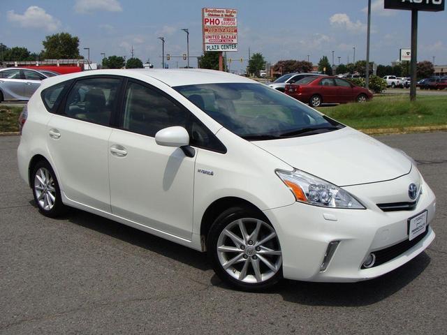 Photo of 2012 White Toyota Prius v