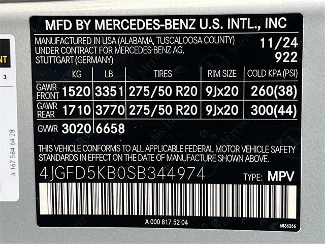 Photo of 2025 Cirrus Silver Metallic Mercedes-Benz GLE 450