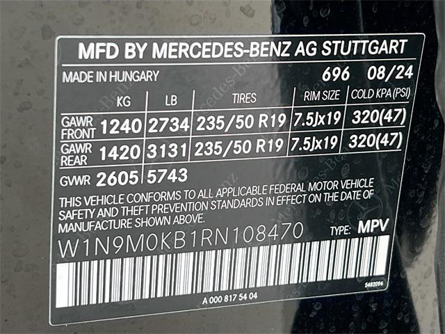 Photo of 2024 Night Black Mercedes-Benz EQB 300