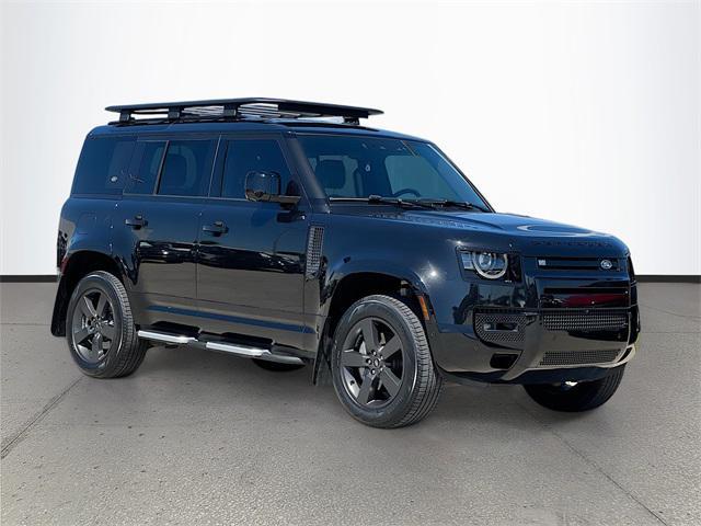 Photo of 2024 Santorini Black Metallic Land Rover Defender